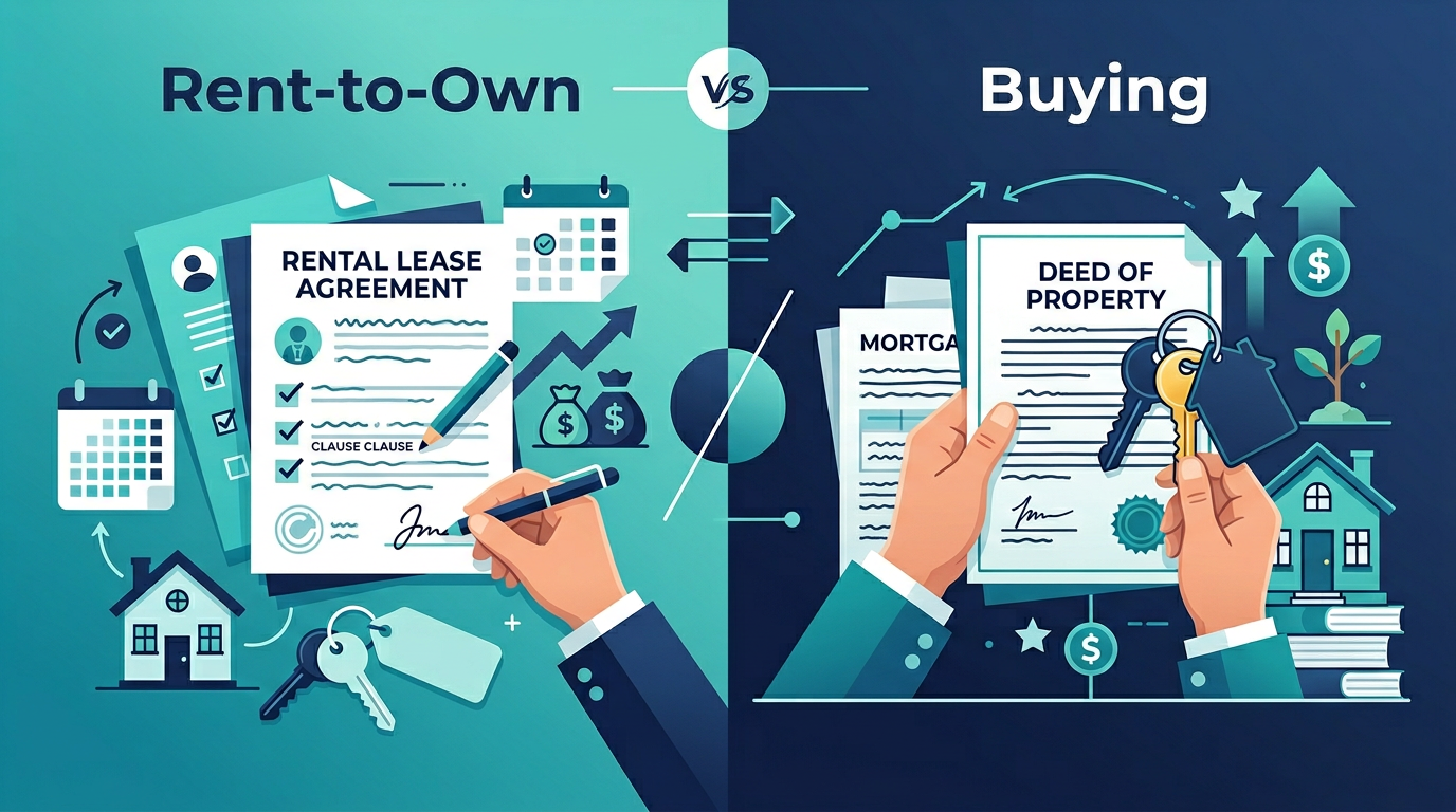 Comparison of rent to own and owner financing